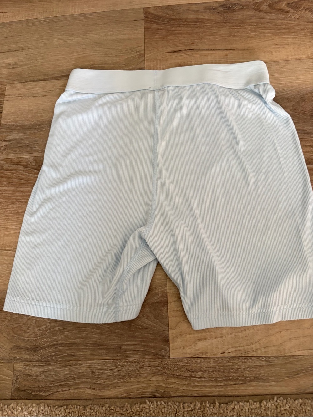 COMFRT Rib Contour Boxer Shorts Size L Powder Blue Ribbed - Picture 5 of 6